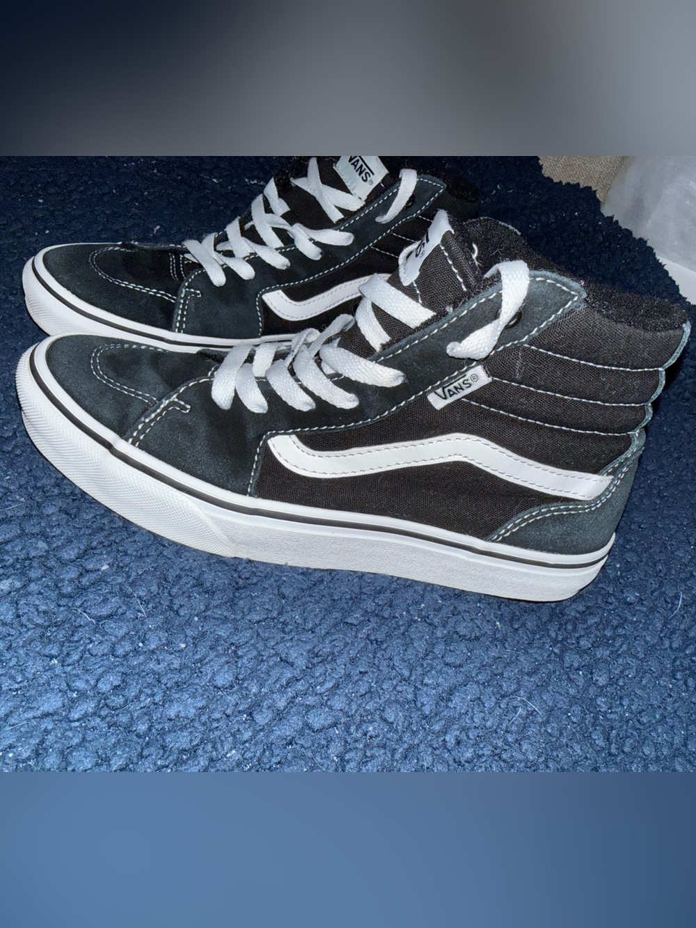 Vans Sk8-Hi Classic Black/white size youth 5